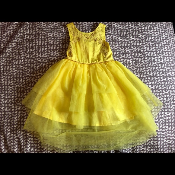 Girls Disney Belle Hi-Lo Dress - Picture 1 of 3